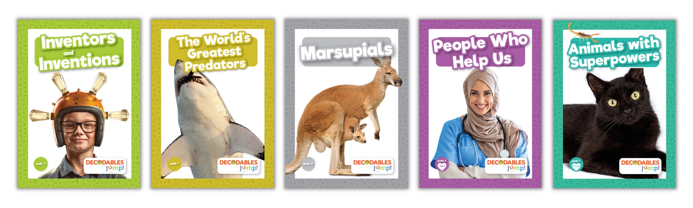 Featured Decodable Covers